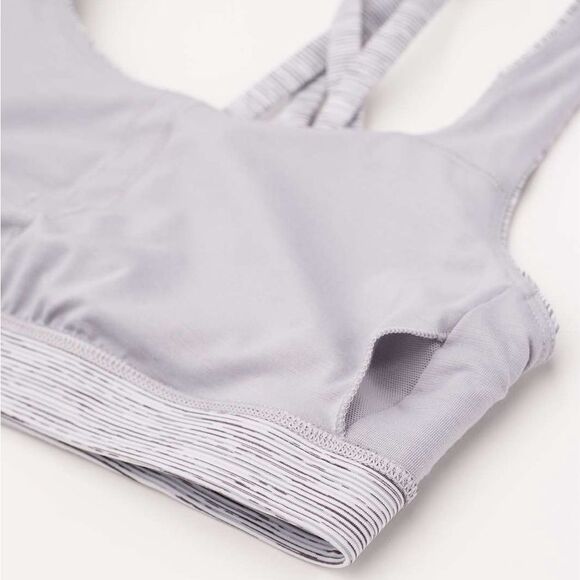 Lululemon Energy Bra in Wee Are From Space Ice Grey Alpine White Size 10 - Picture 5 of 9